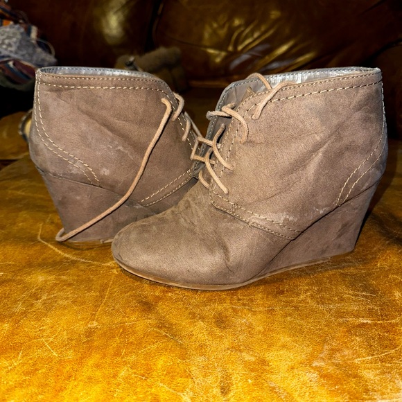 Formal Lace Heeled Booties - Picture 2 of 2